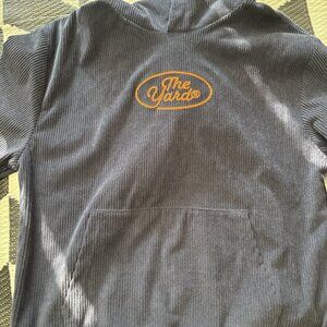 Navy Blue corduroy Hoodie